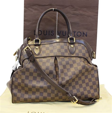 louis vuitton damier ebene trevi gm|Damier Ebene leather handbags.